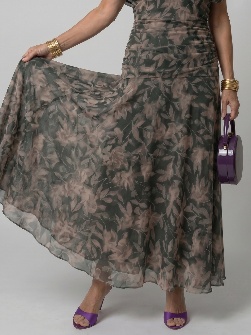 Calen™ Off Shoulder Flow Midi Dress