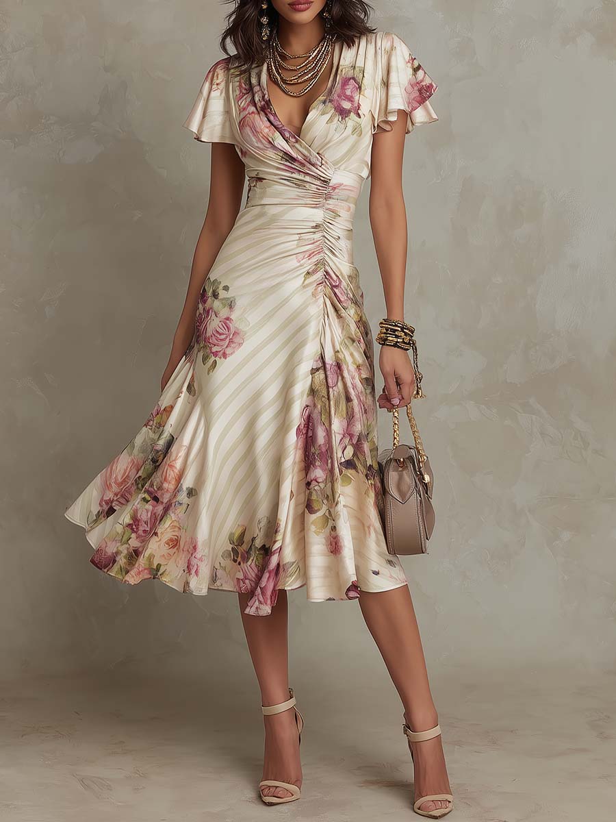 Jessa™ Elegant Midi Dress
