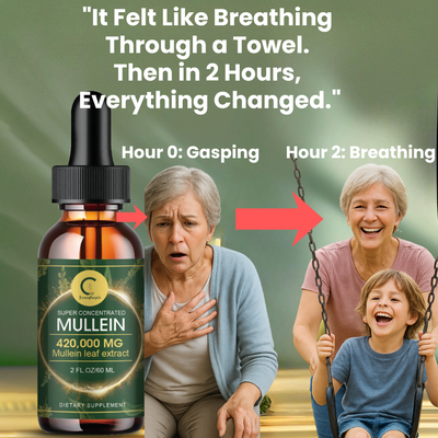 Auryve Mullein Drops - From 'Fighting for Breath' to Breathing Clearly — What Your Inhaler Can't Fix
