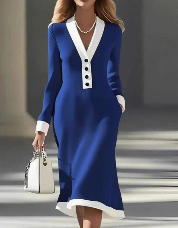 Kaylin™ Stylish Long-Sleeve Dress