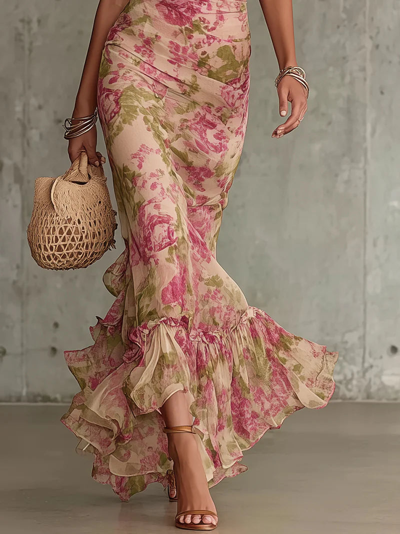 Racquella™ Vintage Maxi Dress