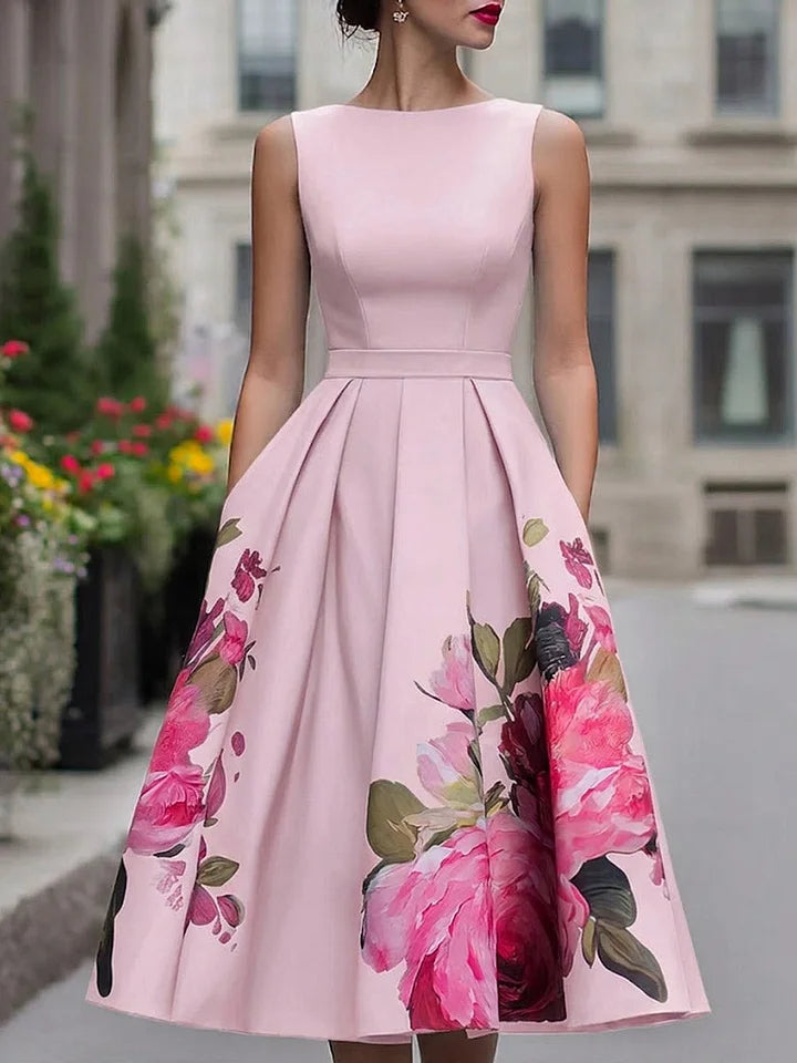 Xandra™ Elegant Midi Dress