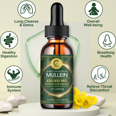 Auryve Mullein Drops - From 'Fighting for Breath' to Breathing Clearly — What Your Inhaler Can't Fix